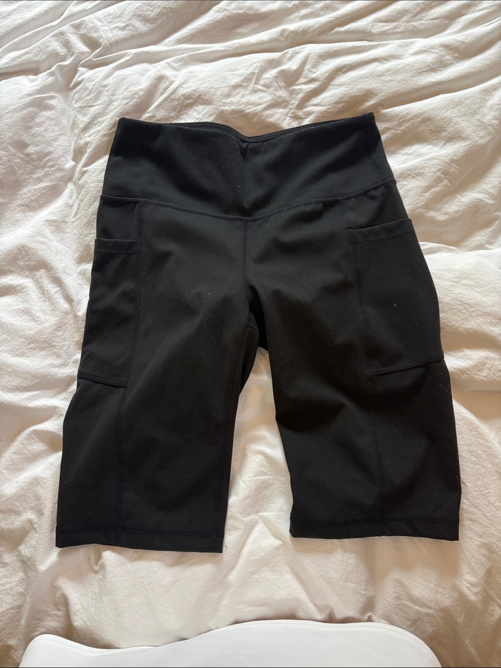 lululemon athletica Black High-Rise Bike Shorts with Side Pockets - Picture 2 of 4